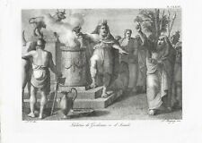 stampe antiche religiose originali sacra idolatria geroboano israele bibbia