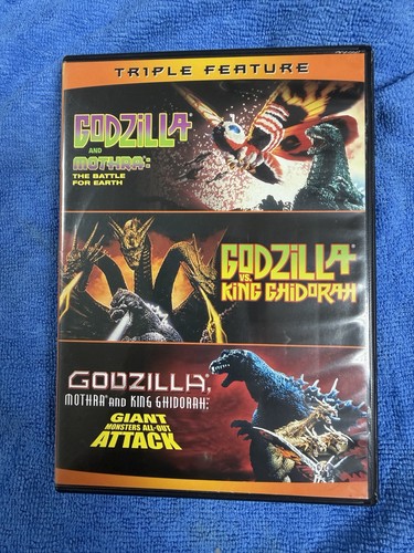 Godzilla triple feature dvd - godzilla,