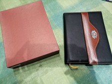 Porta agenda A5 in pelle nappa