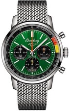 Orologio Uomo Breitling Top Time AB0176 Ford Mustang Acciaio Inox Quadrante Verde