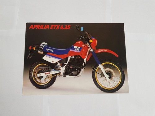 Aprilia etx 350 foglietto - aprilia,