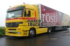 Truck photo Mercedes-Benz Actros 1848 Euro 3 Refrigerated semitrailer Ger #b2nv