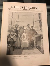 L'Illustrazione Italiana 35 1901 Palio Siena Funzione Neve Treni Terza Rotaia