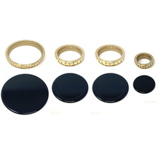 Kit 4 piattelli+ anelli spartifiamma 4 fuochi cucina gas Nardi