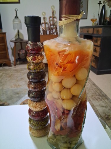 Vintage infused oil - infused, spices