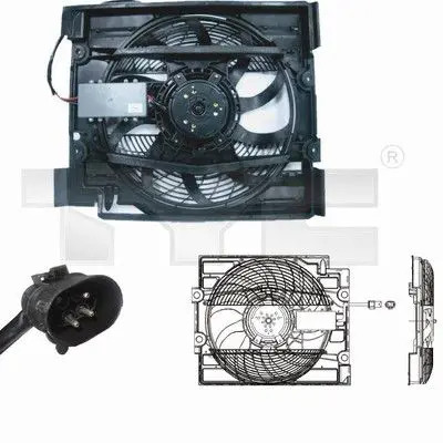 Ventola radiatore 803 0008 - radiatore, tyc