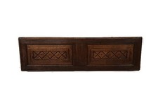 armadio antico pannello porta rovere legno intagliato a mano architettonico recupero ornato