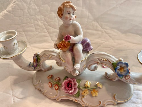 Antico candelabro doppio