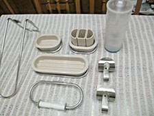 ACCESSORI BAGNO VINTAGE COMPLEX( SET 8 Pz.+Specchio +Porta-asciugamani)   NIRIMA