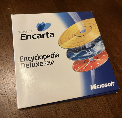 Vintage microsoft encarta - microsoft,