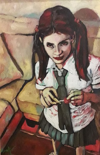 Mio vecchio dipinto olio - vecchio,