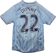 maglia calcio vintage shirt Manchester City Le coq Sportif DUNNE #22 S Thomas