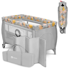 Lettino da viaggio e box fino