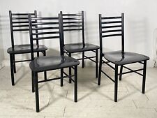 SET 4 SEDIE MODERNE LEGNO STILE CHIAVARINE SALOTTO CHAIR SALA PRANZO VINTAGE OLD