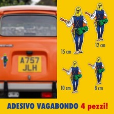 Adesivi VAGABONDO anni 80 Paninari Citroen Renault 4 pezzi