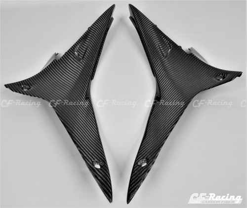 Carbon fiber under seat side - carbon,