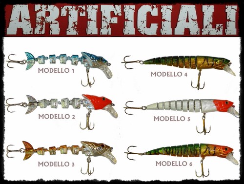 Esca artificiale snodato - esca, pesca