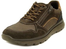 Sneakers Uomo in Pelle Marrone