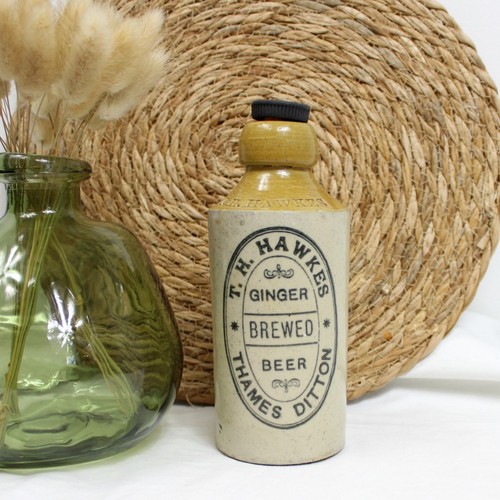 Antique stoneware ginger beer - stoneware,