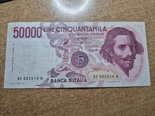 50000 lire bernini - 50000,