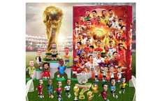 Calendario dell'Avvento Natale  peronaggi Calciatori  regalo  bambino