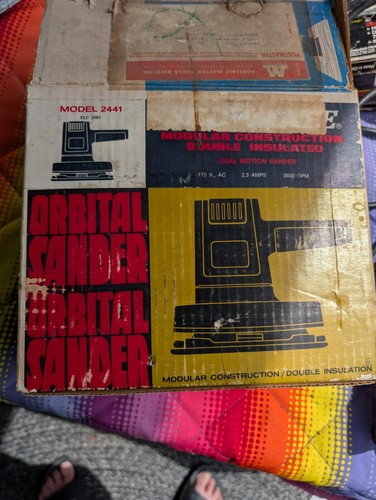 Levigatrice orbitale vintage