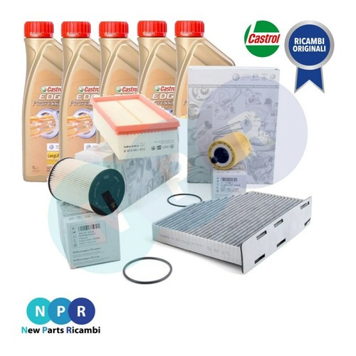 Tagliando originale con olio - con,