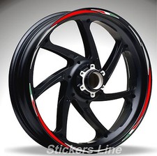 Adesivi ruote moto strisce