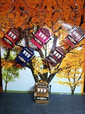 SET 5 PORTACHIAVI MINI SLOT MACHINE FUNZIONA DAVVERO GADGET DIVERTENTE LUDOPATIA