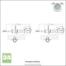 Kit 2x ammortizzatori EQ