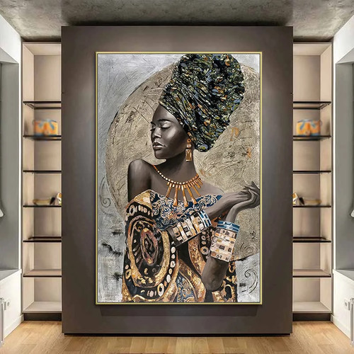 Quadro astratto tela donna - tela,