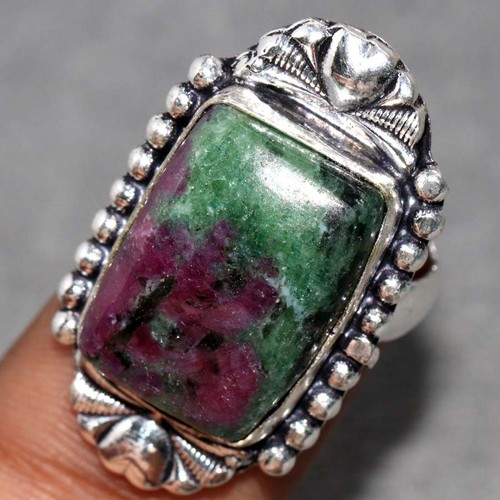 Anello zoisite argento - zoisite, 925