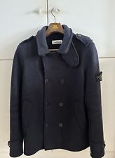 Stone Island Giacca Giubbotto Peacoat Lana Blu Taglia L