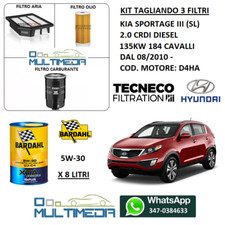 KIT TAGLIANDO 3 FILTRI OLIO