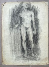 Nudo Maschile Carboncino ferruccio Locatelli