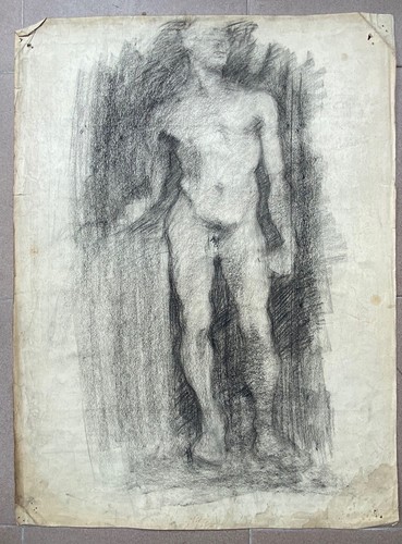 Nudo maschile carboncino - maschile,