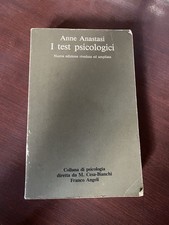 I Test Psicologici Anne Anastasi Ed Franco Angeli Accettabile 