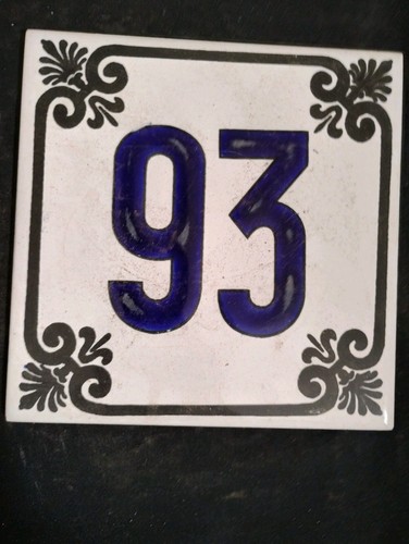 Piastrella numero civico - piastrella,