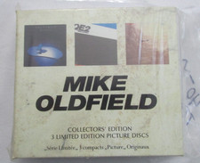 MIKE OLDFIELD COLLECTORS EDITION 3 LTD ED PIC DISC PLATINUM QE2 5 MILES OUT D4