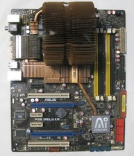 Asus p5e deluxe con cpu - cpu, intel