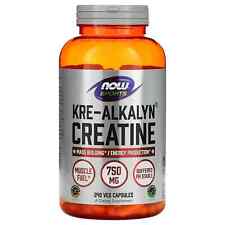 2 X Now Foods, Sport, Kre-Alkalyn Creatina, 750 mg, 240 capsule veg