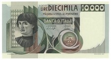 10000 LIRE RITRATTO D'UOMO A