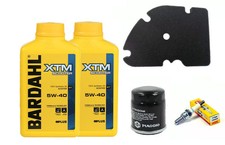KIT/TAGLIANDO PIAGGIO VESPA GTS 250 BARDAHL XTM 5W40 FILTRI OLIO ARIA CANDELA