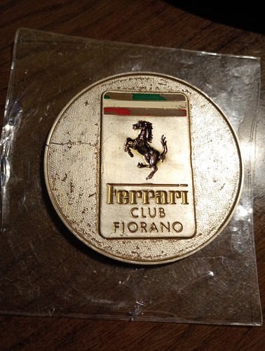 Placca ferrari club fiorano - placca,