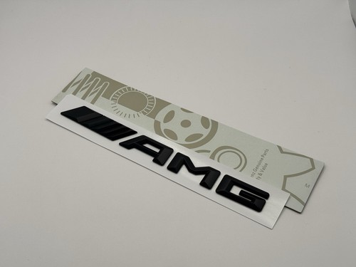 Amg scritta emblema - emblema, nero