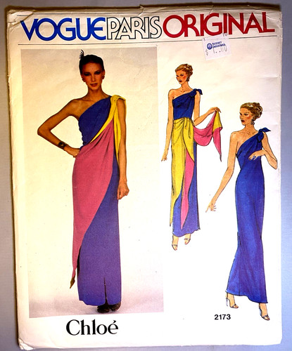 Abito greco asimmetrico - , vogue