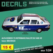 DECALS repro Alfa Romeo 75