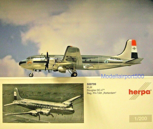 Herpa wings 200 douglas 4 - herpa, dc-4