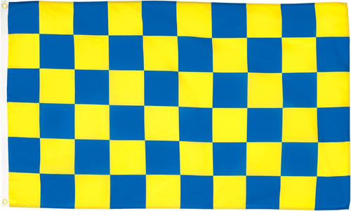 Bandiera scacchi gialli - a,