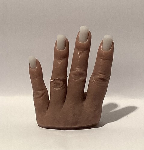 Practice hand nails mezza - hand, nails,